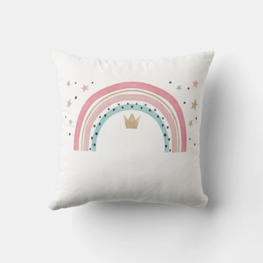 かわいい虹の星 クッション (裏面)