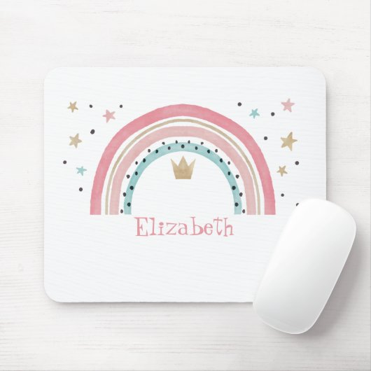 かわいい虹の星 マウスパッド (マウス)