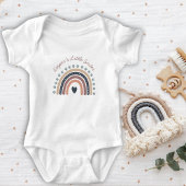 かわいい虹の犬の名前 ベビーボディスーツ