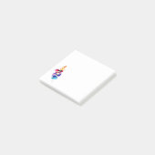 かわいい虹の葉の水彩画 ポストイット (アングル)