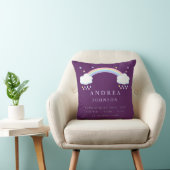 かわいい虹の誕生の発表の子供部屋の枕 クッション (椅子)