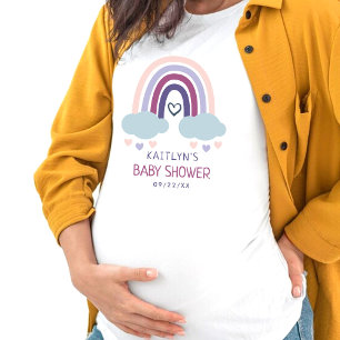 かわいい虹の赤ちゃんシャワー Tシャツ