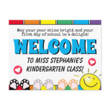 かわいい虹の輝き授業へようこそ