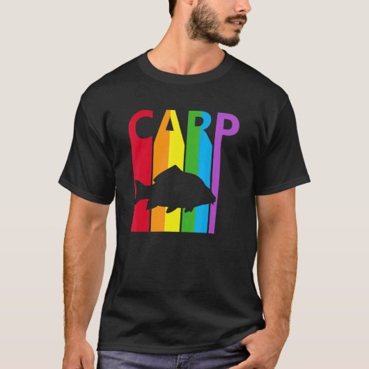 かわいい虹の鯉 Tシャツ (正面)