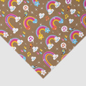 かわいい虹パターン 薄葉紙 (詳細)