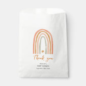 かわいい虹ボホベイビーシャワー フェイバーバッグ (正面)