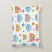 かわいい虹 アクセントクッション (正面(垂直))