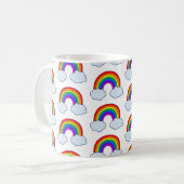 かわいい虹 コーヒーマグカップ (正面左)