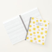 かわいい虹、サンシャインとハートパステル ノートブック (内部)