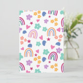 かわいい虹 招待状 (スタンド正面)