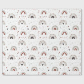 かわいい虹、星、ハートラッピング紙 ラッピングペーパー (フラット)