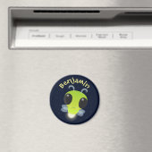 かわいい蛍の光のバグ漫画のイラストレーション マグネット (インサイチュ (食洗機))