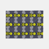 かわいい蜂のフリースブランケット フリースブランケット (正面(横))