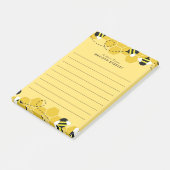 かわいい蜂の巣の子供向けグッズ ポストイット (アングル)