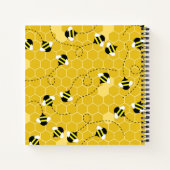 かわいい蜂の巣の子供 ノートブック (裏面)