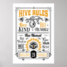 かわいい蜂の巣規則ワードアート