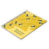 かわいい蜂の巣 ノートブック (左側)