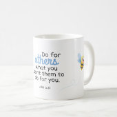 かわいい蜂の聖書の詩はマグをからかいます コーヒーマグカップ (正面右)