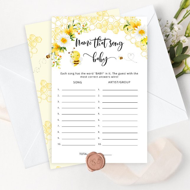 かわいい蜂の赤ちゃんシャワー名その歌のベビーゲーム (クリエイターアップロード済み)
