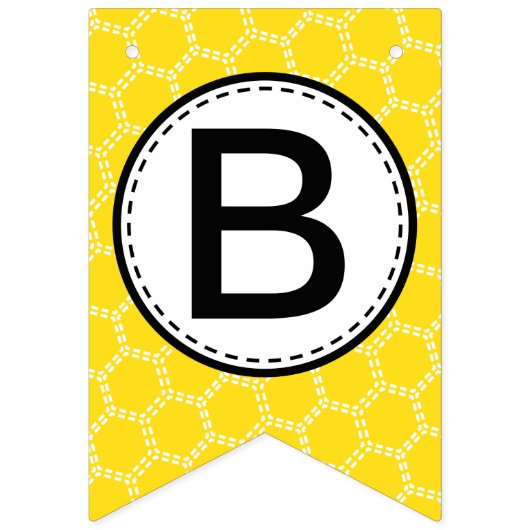 かわいい蜂の赤ちゃんシャワー男の赤ちゃん旗 バンティングフラッグ (第2の旗)