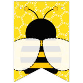 かわいい蜂の赤ちゃんシャワー男の赤ちゃん旗 バンティングフラッグ (第1の旗)