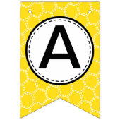 かわいい蜂の赤ちゃんシャワー男の赤ちゃん旗 バンティングフラッグ (第3の旗)