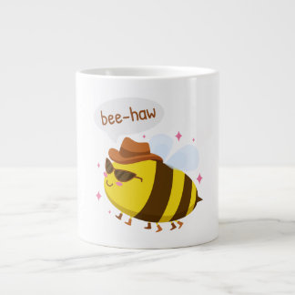 かわいい蜂の面白いデザイン ジャンボコーヒーマグカップ