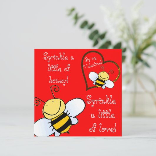 かわいい蜂は私のバレンタインデレッドカード (スタンド正面)