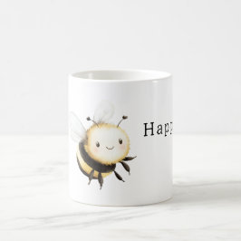 かわいい蜂ハッピー   コーヒーマグカップ