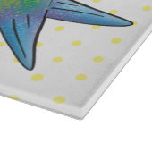 かわいい蜂ハミングバード漫画イラストレーション カッティングボード (角)