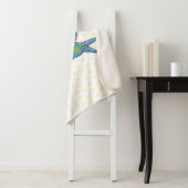 かわいい蜂ハミングバード漫画イラストレーション シェルパブランケット (インサイチュ)