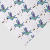 かわいい蜂ハミングバード漫画イラストレーション 薄葉紙 (詳細)