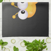 かわいい蜂; お洒落 キッチンタオル (折り畳み)