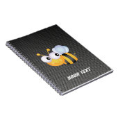 かわいい蜂; お洒落 ノートブック (右側)