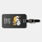 かわいい蜂; お洒落 ラゲッジタグ (正面横)