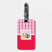 かわいい蜂 ラゲッジタグ (裏面縦)