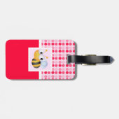 かわいい蜂 ラゲッジタグ (裏面横)