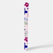 かわいい蝶と花オンピンク Case-Mate iPhoneケース (裏面 / 右)