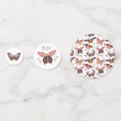 かわいい蝶のコンフェッティ コンフェッティ (裏面)