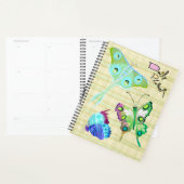 かわいい蝶のデイリー planner プランナー手帳 (ディスプレー)