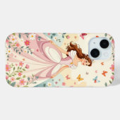 かわいい蝶のプリンセス Case-Mate iPhoneケース (裏面 (横))