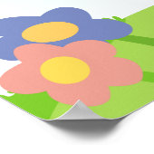 かわいい蝶のポスター ポスター (角)