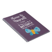 かわいい蝶の愛好家のためのギフト 色とりどりの蝶 ノートブック (右側)