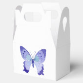 かわいい蝶の水色の蝶結婚の フェイバーボックス (オープン)