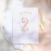 かわいい蝶の童話ピンクの女の子誕生日パーティー