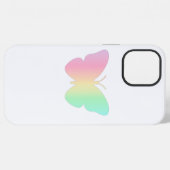 かわいい蝶のiPhoneケース iPhoneケース (裏面横)