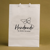 かわいい蝶カスタムの手作り大型 ラバースタンプ