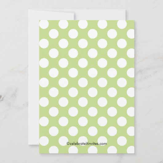 かわいい蝶(ちょう)の誕生日パーティーの招待 招待状 (裏面)