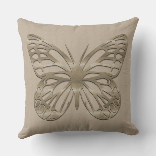 かわいい蝶 クッション (裏面)