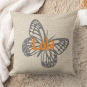 かわいい蝶 クッション (ブランケット)